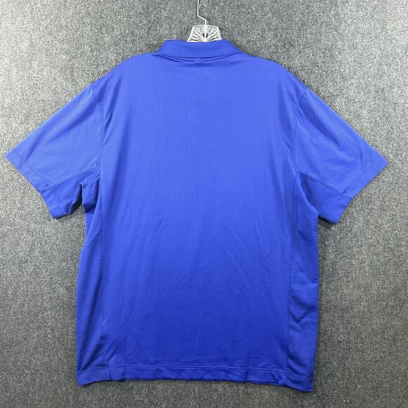 Nike Players Polo Shirt Men’s Large Blue Dri-Fit Golf Performance Casual - Picture 3 of 9